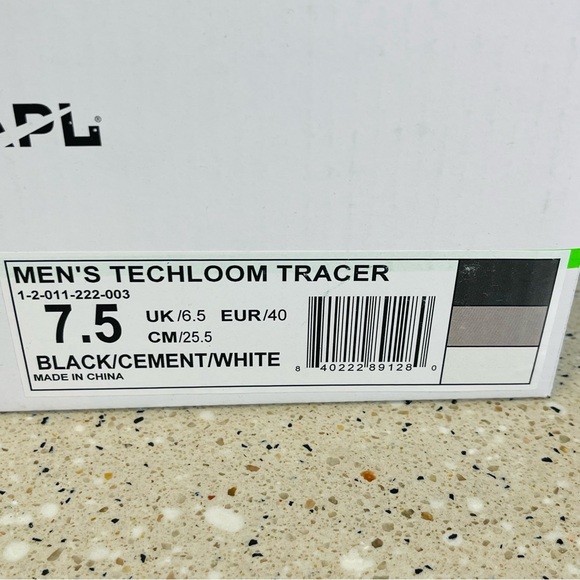 New APL TechLoom Tracer Women’s Size 9 Athletic Propulsion Labs Black/Cement - Picture 8 of 9